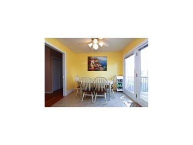 Dining Room with view to Deck - Ceramic Tile floor