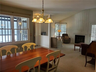 View from the family eating area into the 2-story 