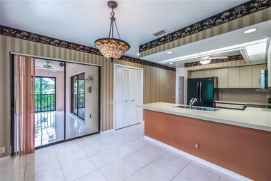 Dinette and kitchen view to lanai