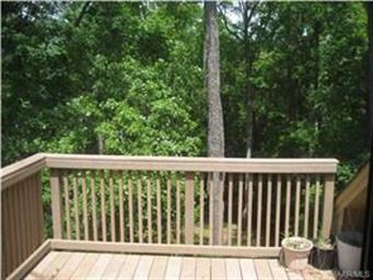 This is the balcony off the master bedroom