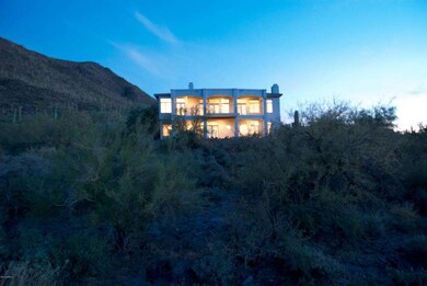 evening view of the house