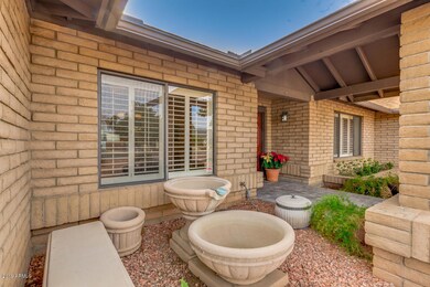 Pots, Planters, & Fountains Out Front