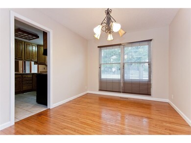 Formal Dining Room with hardwood floors