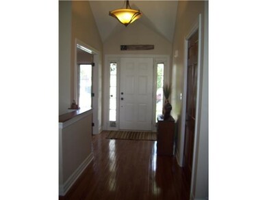 Foyer. Beautiful front entry foyer with gleaming h