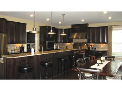 19' x4' bump out was added to this kitchen from th