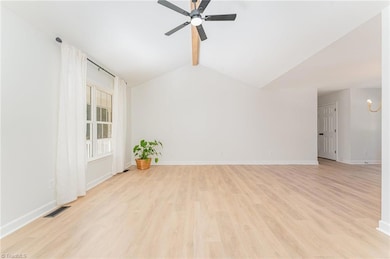 View from front door into living room