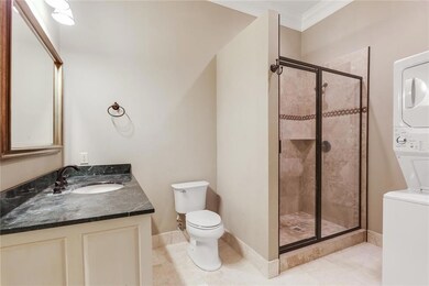 Master bath in owner's unit.
