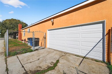 Right-side of home with garage