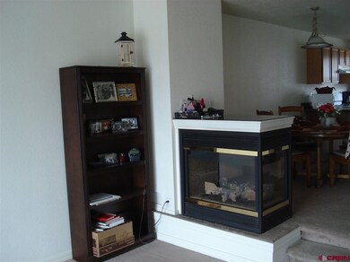 Fireplace in Living and dinning area