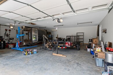 Inside detached 3 car garage
