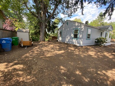 Side yard and extra parking