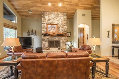 Fireplace w/ Alligator Juniper mantle