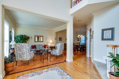 Volume gives feeling of openness and aids with natural light throughout the first floor.