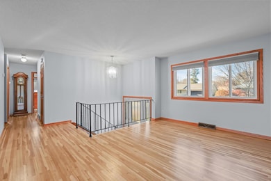 Split Level Entry way with lots of windows in living room