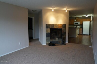Wood Fireplace With Slate Surround