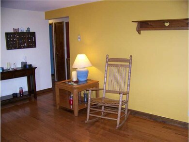 Living Room. Nice Living Room with Hardwood Floors