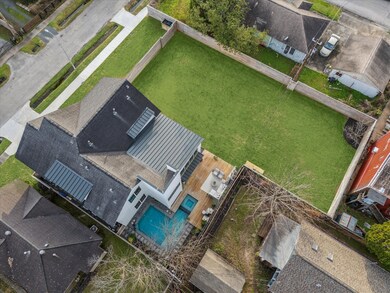 View of the impressive 11,872 SF double lot includ