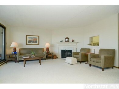 Comfortable living room.  Wood-burning fireplace h