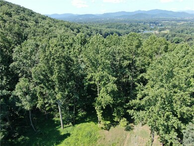 Aerial view featuring a mountain view