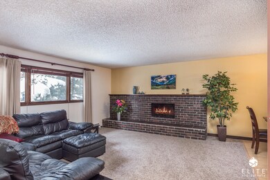 Cozy Brick Fireplace