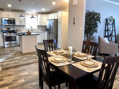 View From Dining Room to Kitchen