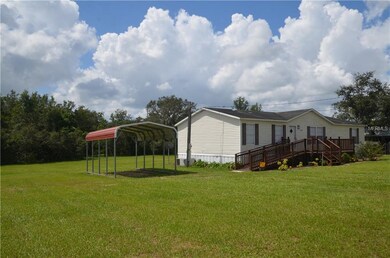 The home is set close to the front of more than an