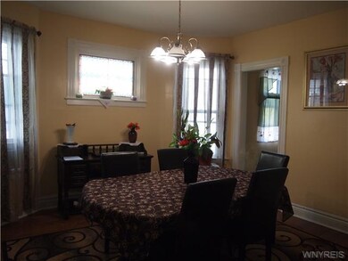 Dining Room. Hardwood floors--nice colors, large r