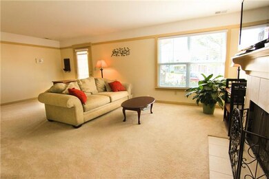 Front entryway with tile landing opens to the spacious living room. The neutral color carpet and freshly painted walls will easily compliment any of your decor. 2