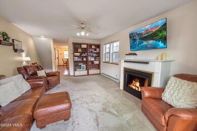 Spacious Living Area w Fireplace