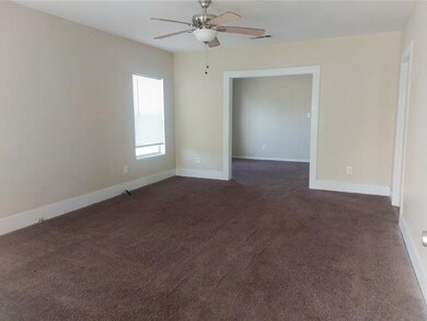 Living room view from front door