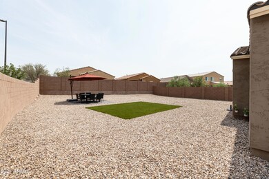 Extra large back yard.