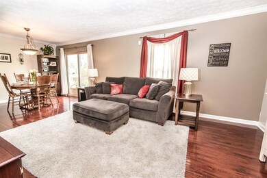 Abundance of natural light on main level.