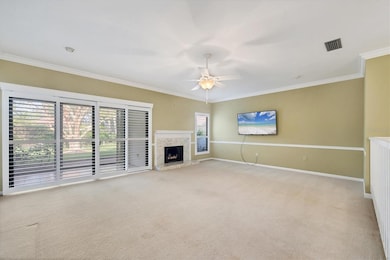 Living room - wood burning Fireplace - slide to Lanai 2