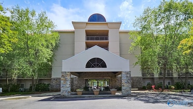 Entrance to the main lobby where elevators are located.