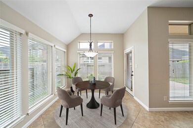 The breakfast nook just beside by the kitchen area