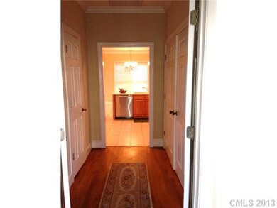 Entry Hall - Hardwood floors in the entry hallway,