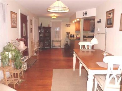Dining Room. View into the Kitchen Breakfast Bar a