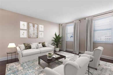 Living area - staged