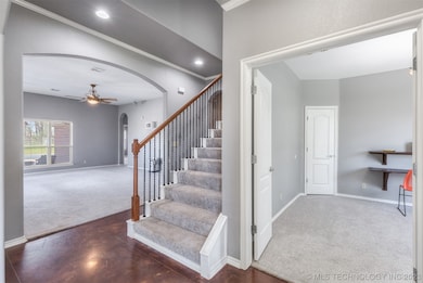 Office with a closet - located off of entryway.