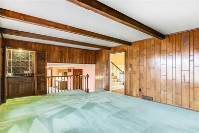 Another view of the great room with wet bar.