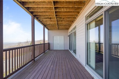 Imagine furnishing this spacious deck.  The doors