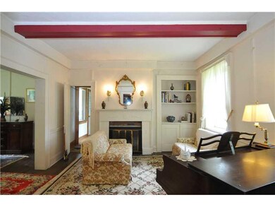 Living Room. Original Wood Flooring