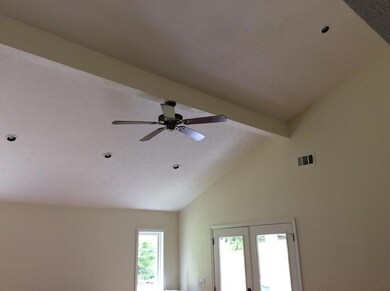 Vaulted Ceiling in Living Room