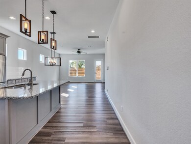 Spacious living and dining area with natural light