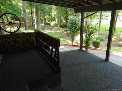 Porch from back of building