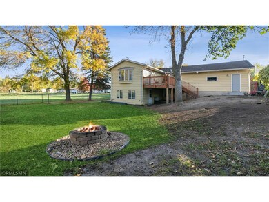 Backyard with ample private entertainment space
