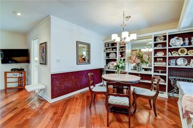 Dining Room features built-in shelves, cabinet sto