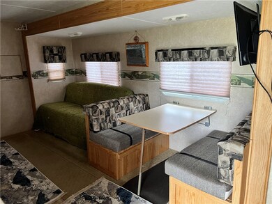 Inside camper