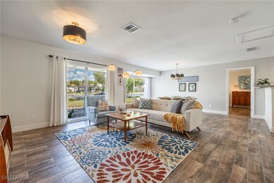 Living room - Dining room combo. Door leads to lar