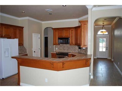 Kitchen. Solid surface counters with tons of cabin
